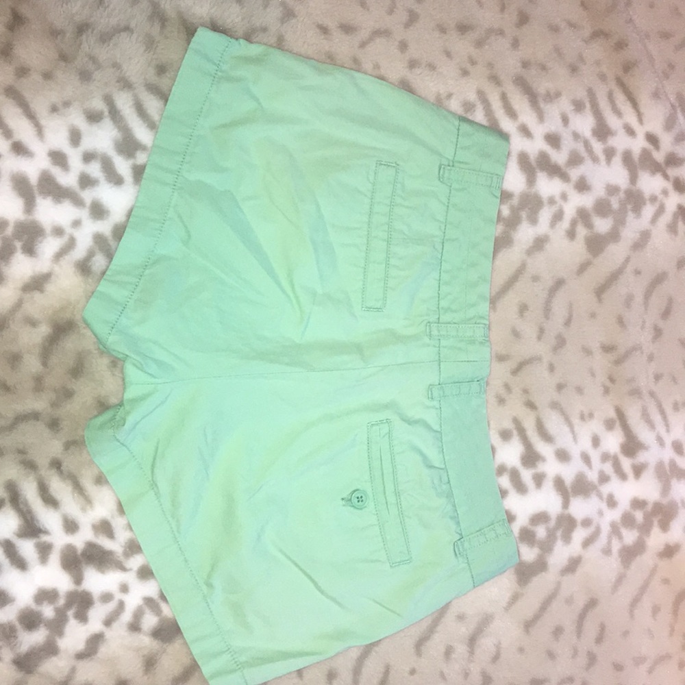✨J Crew 3 inch Aqua shorts.Size 6. Barely worn✨